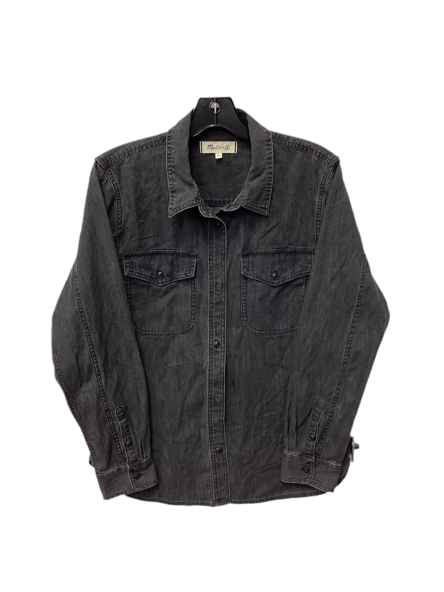 Top Ls By Madewell In Grey, Size:L