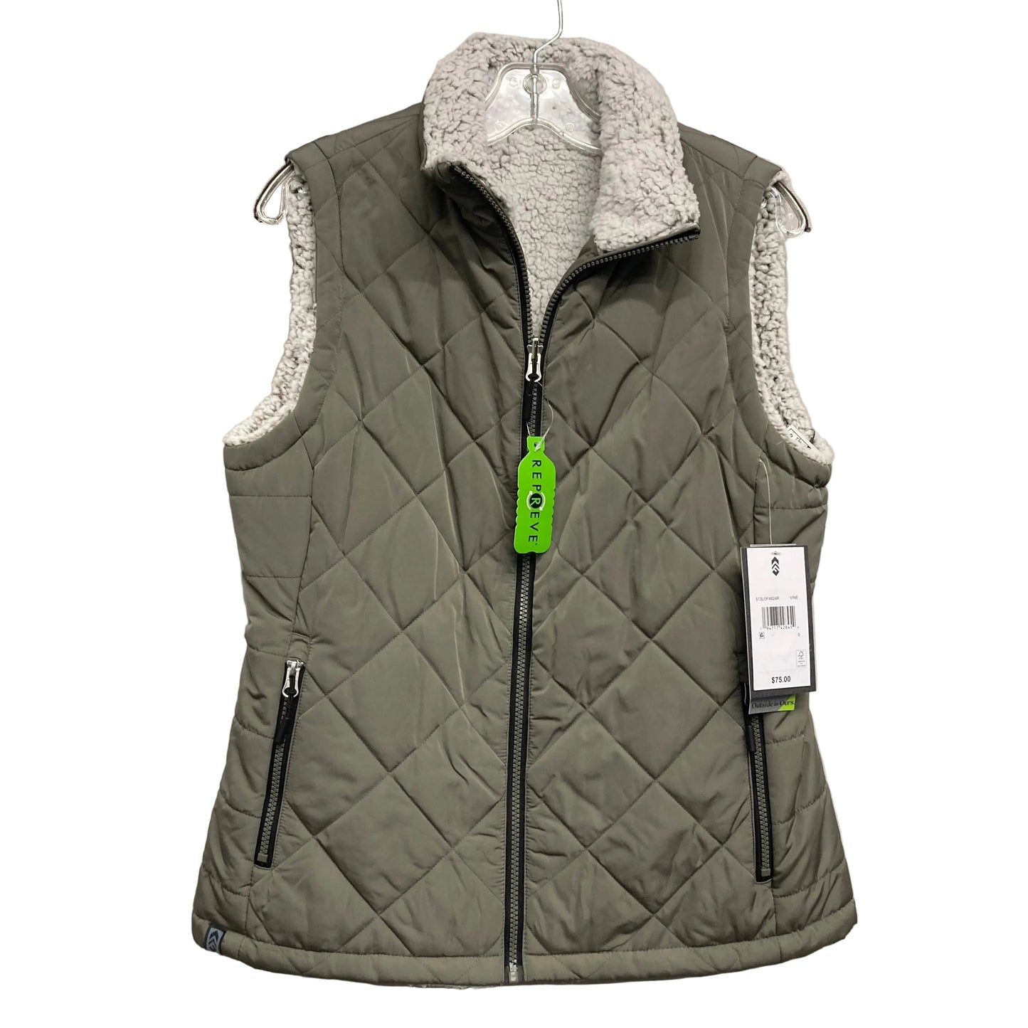 Vest Puffer & Quilted By Free Country In Green, Size:S