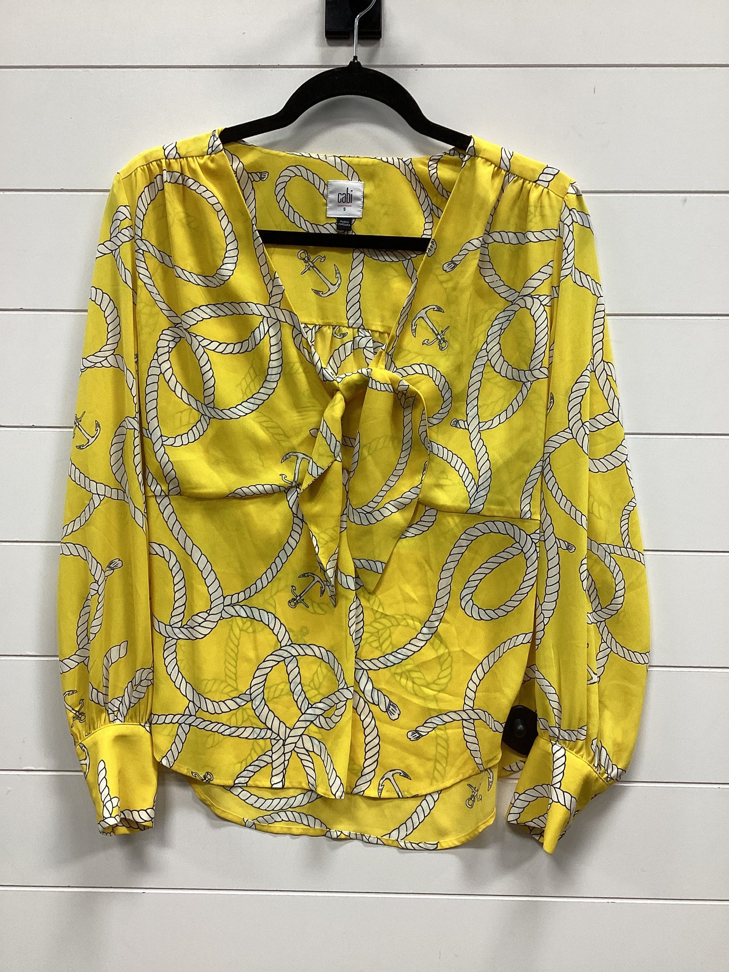 Top Ls By Cabi In Yellow, Size:S