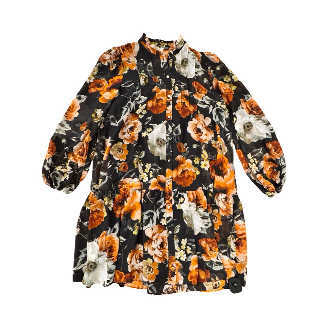 Dress Casual Midi By Julia Jordan In Floral Print, Size:6