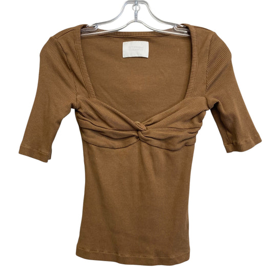 Top Ss By Citizens Of Humanity In Brown, Size:Xs