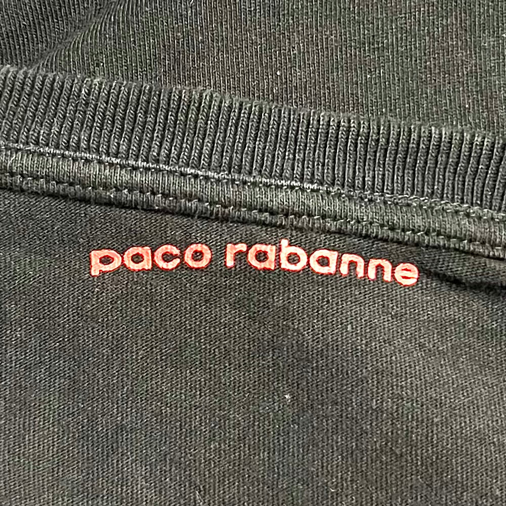 Top Short Sleeve By Paco Rabanne In Black, Size: M