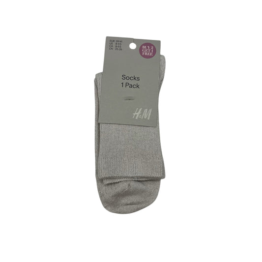 Socks By H&M In Silver, Size:Osfm