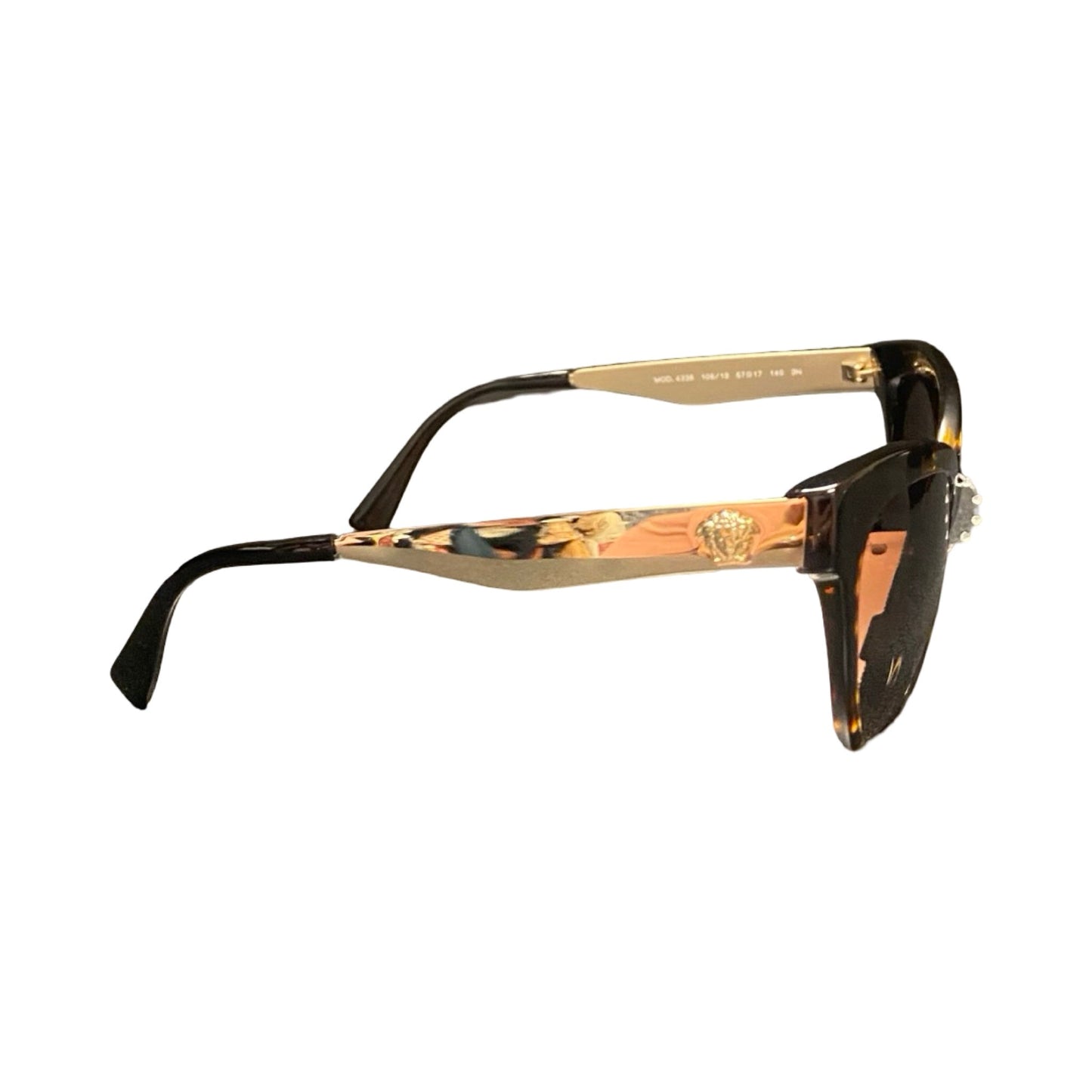 Sunglasses Luxury Designer By Versace In Multi, Size:
