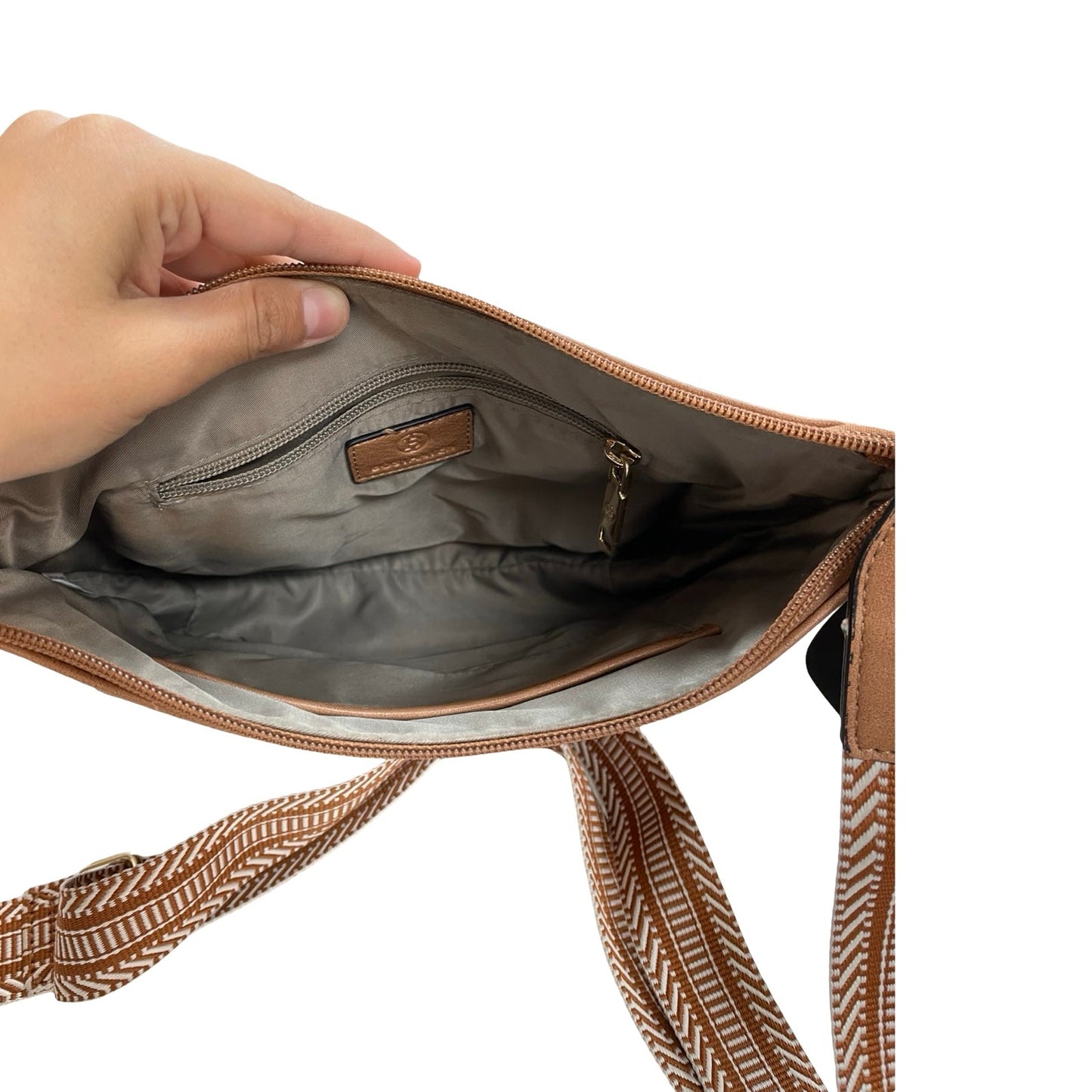 Handbag By Bostanten In Brown, Size:Medium