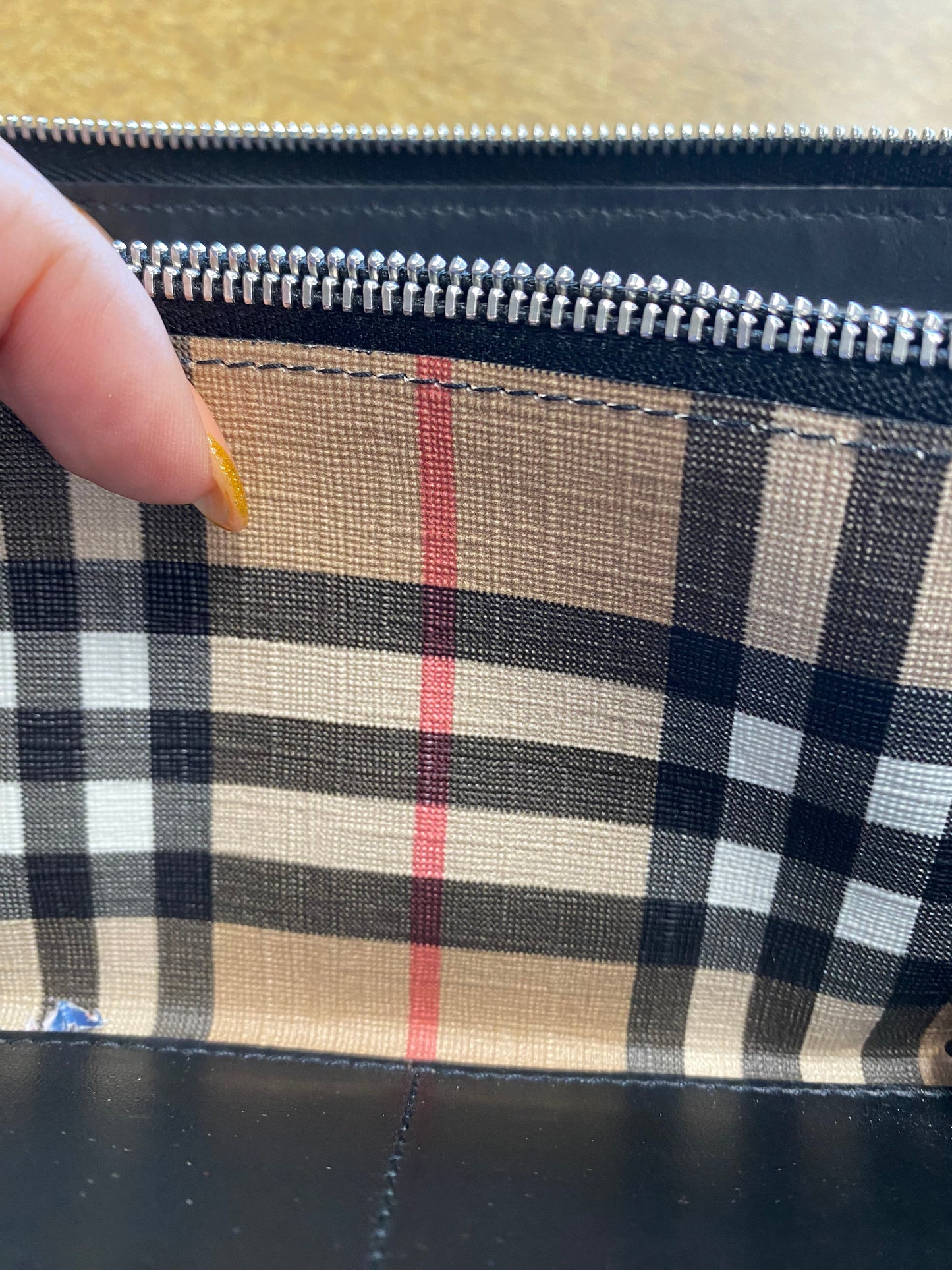 Wallet Luxury Designer By Burberry In Brown, Size:Medium