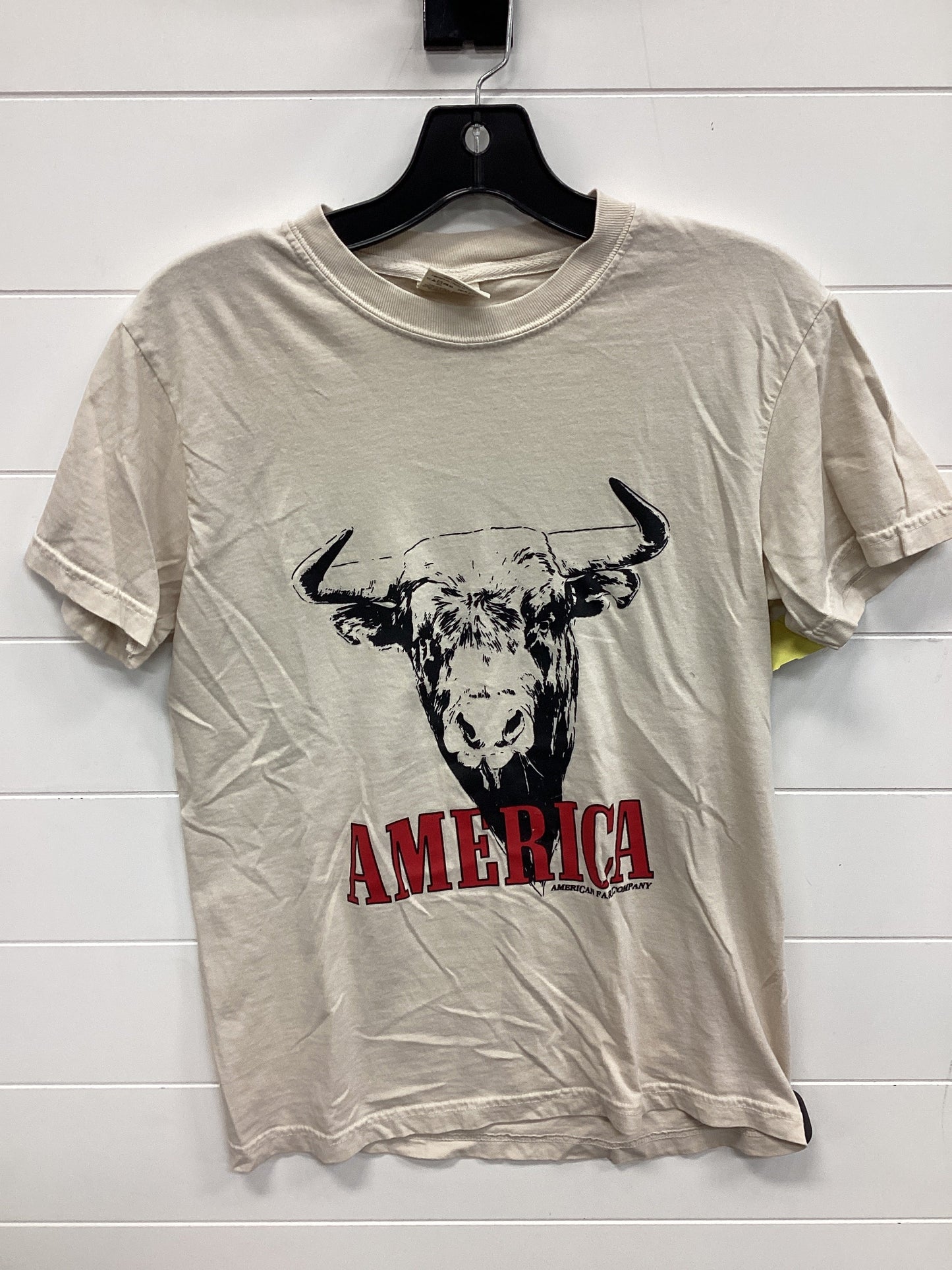 Top Ss By Comfort Colors In Cream, Size:S