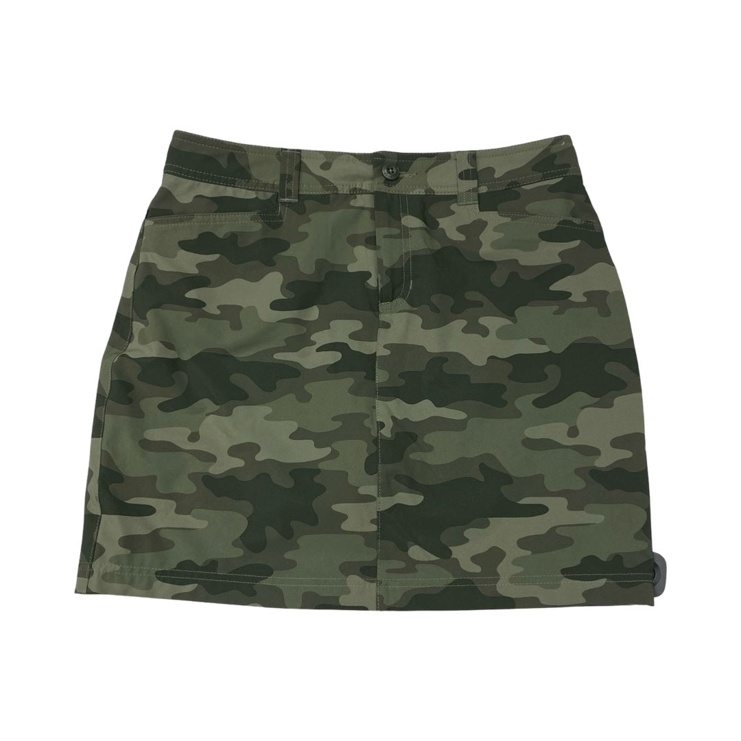 Athletic Skirt By Eddie Bauer In Camouflage Print, Size:6