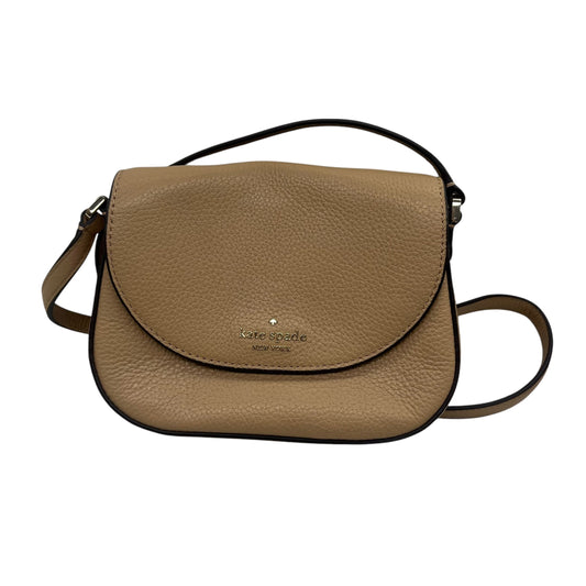 Crossbody Designer By Kate Spade In Tan, Size:Small