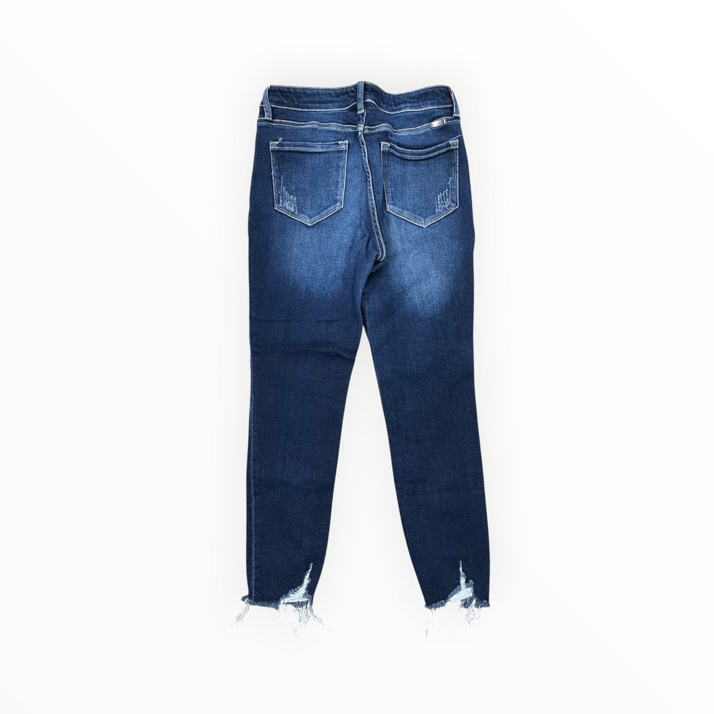 Jeans Skinny By Kancan In Blue Denim, Size:8