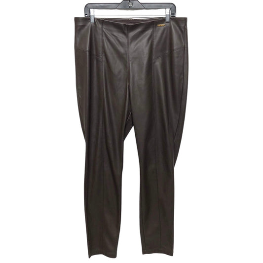 Pants Leggings By Marc New York In Brown, Size:L