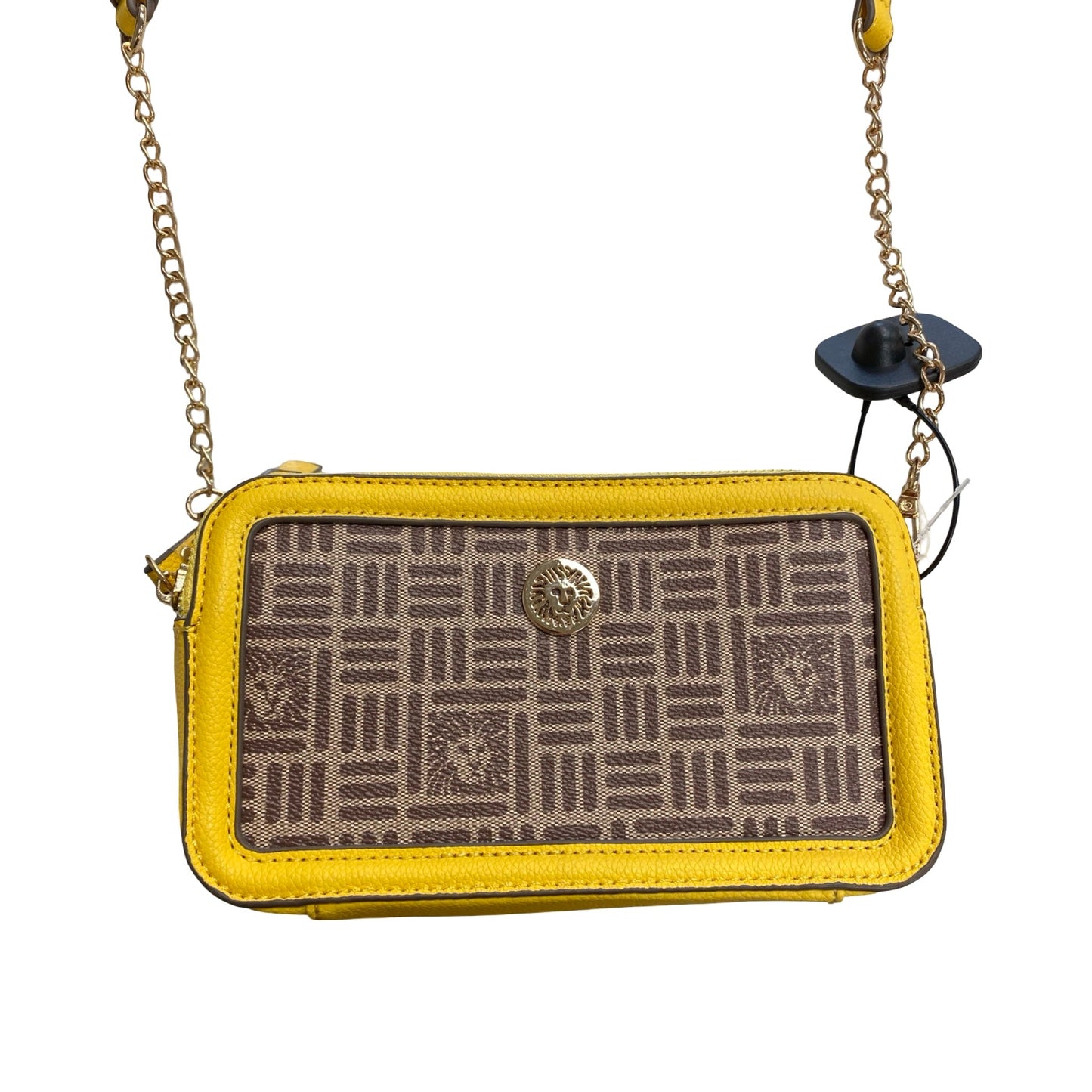 Handbag By Anne Klein In Yellow, Size:Small
