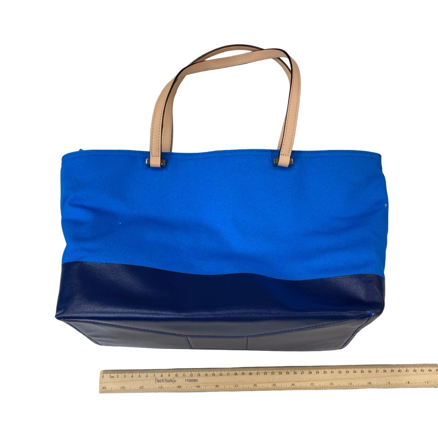 Tote Designer By Kate Spade In Blue, Size:Medium