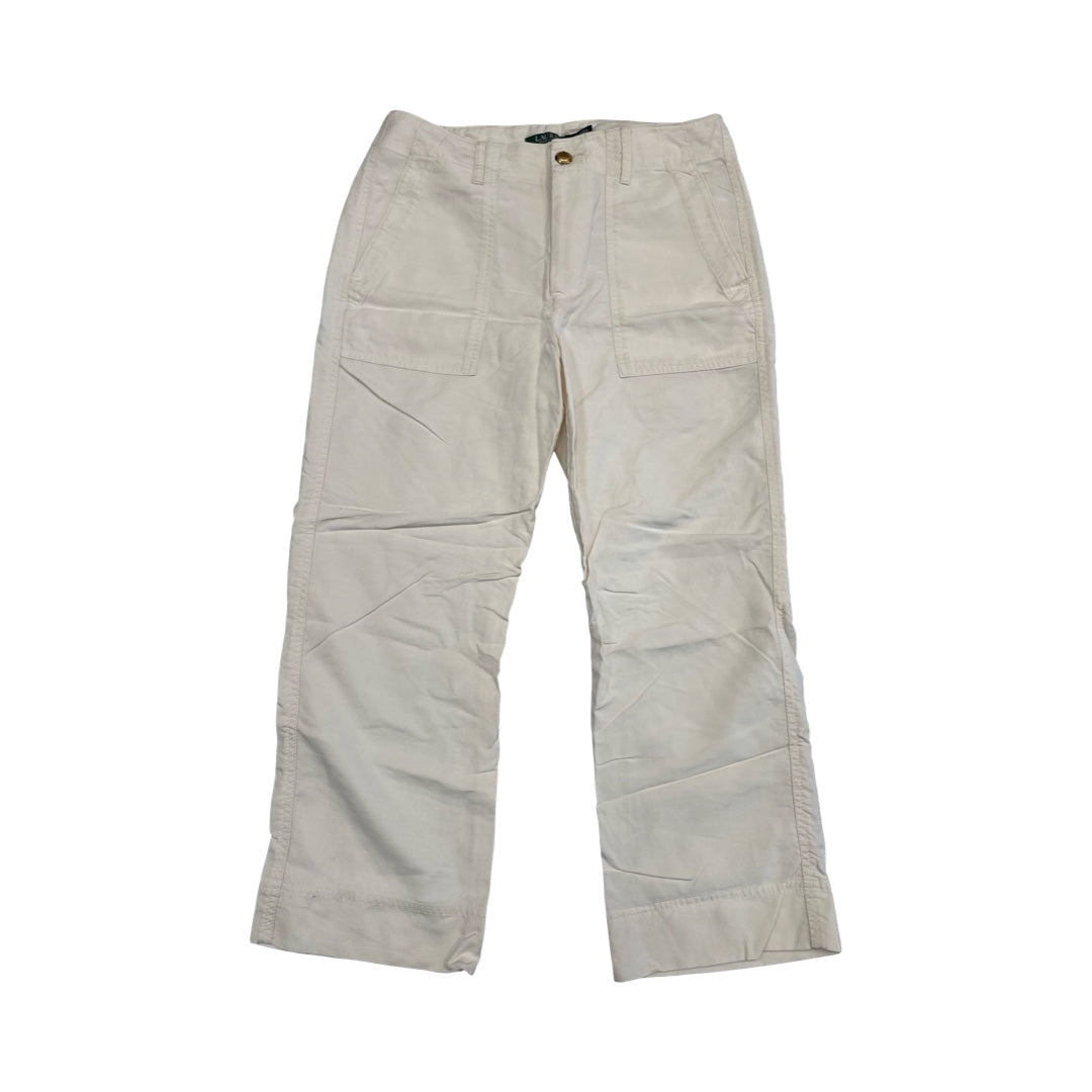 Pants Wide Leg By Ralph Lauren In Cream, Size:6