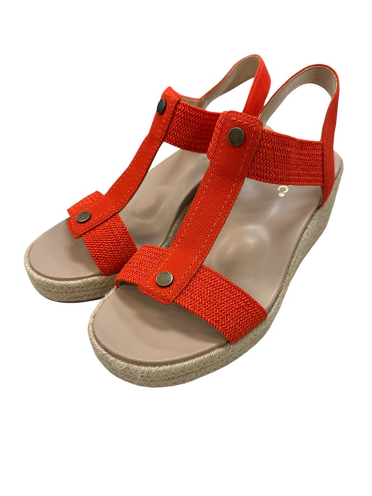 Sandals Heels Stiletto By Vionic In Red, Size:7.5