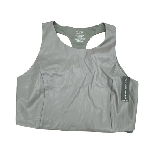 Athletic Bra By Tahari In Grey, Size:1X