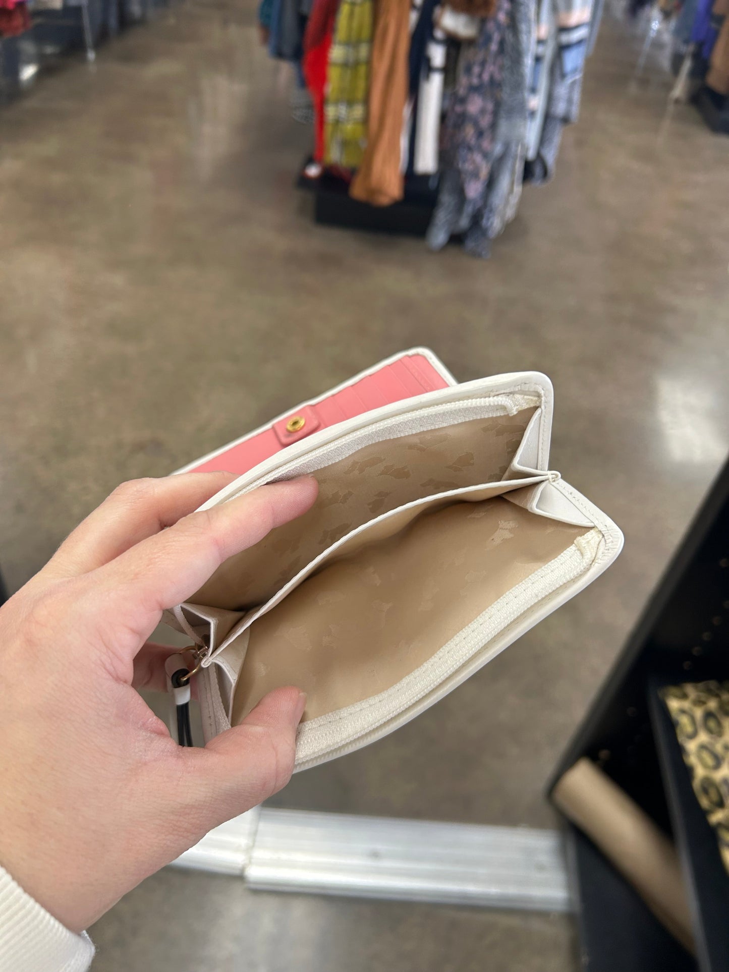 Wallet By Radley London In Cream & Pink, Size:Medium