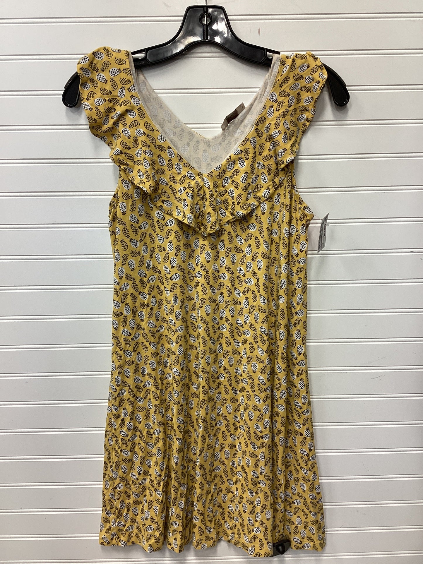 Dress Casual Short By Loft In Yellow, Size:M