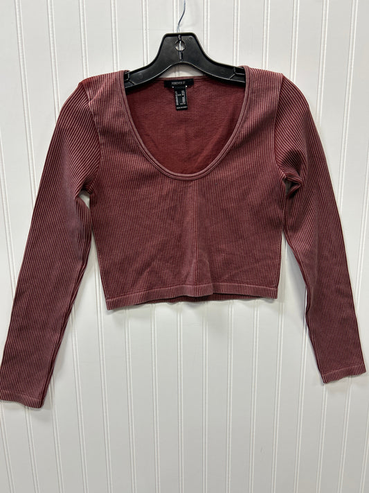 Top Ls By Forever 21 In Red, Size:M