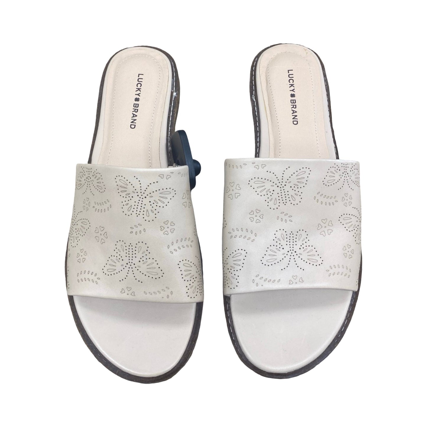 Sandals Flats By Lucky Brand In Pink, Size:9.5