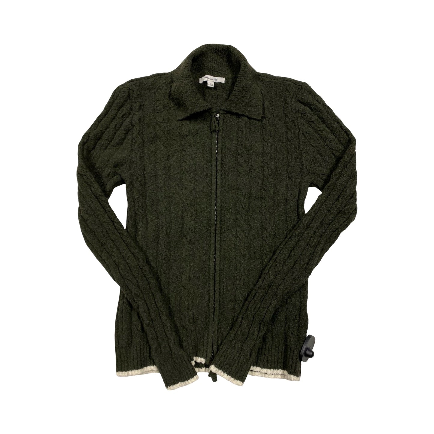 Sweater Cardigan By Madewell In Green, Size:M