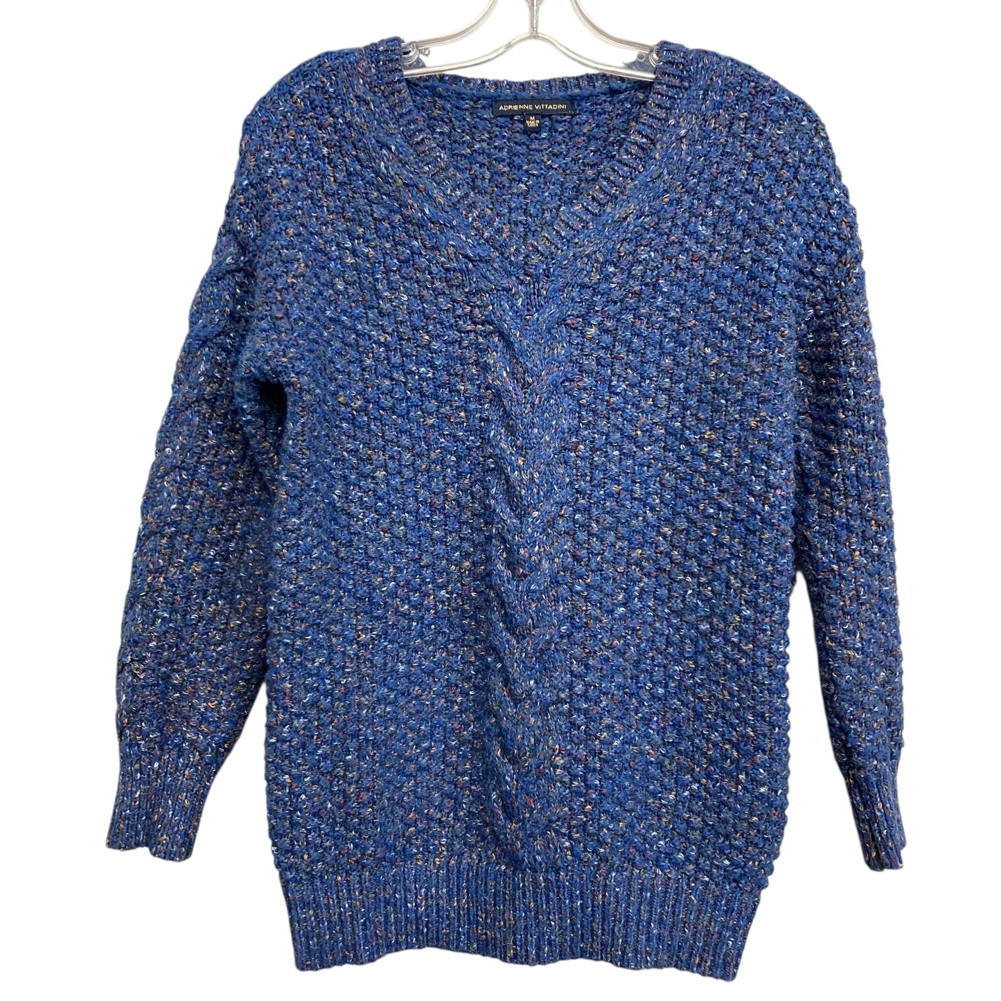 Sweater By Adrienne Vittadini In Blue, Size:M