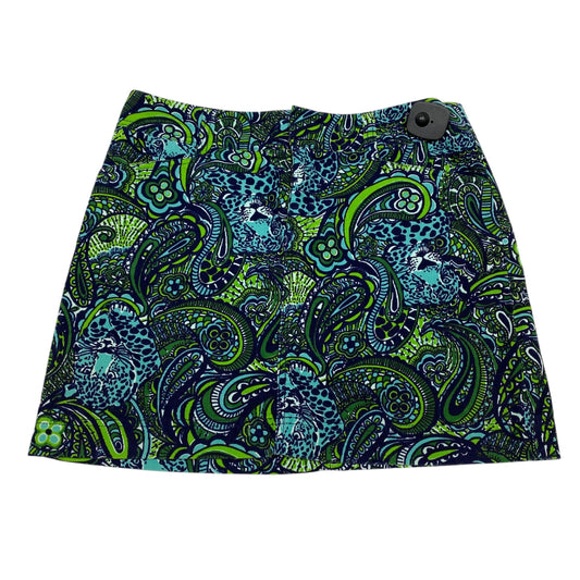 Skirt Designer By Lilly Pulitzer In Blue & Green, Size:M