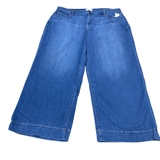 Jeans Wide Leg By Lane Bryant In Blue, Size:20