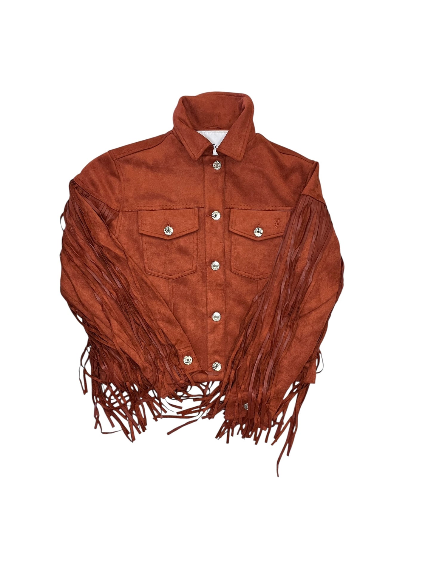 Jacket Moto By Juicy Couture In Orange, Size:Xs