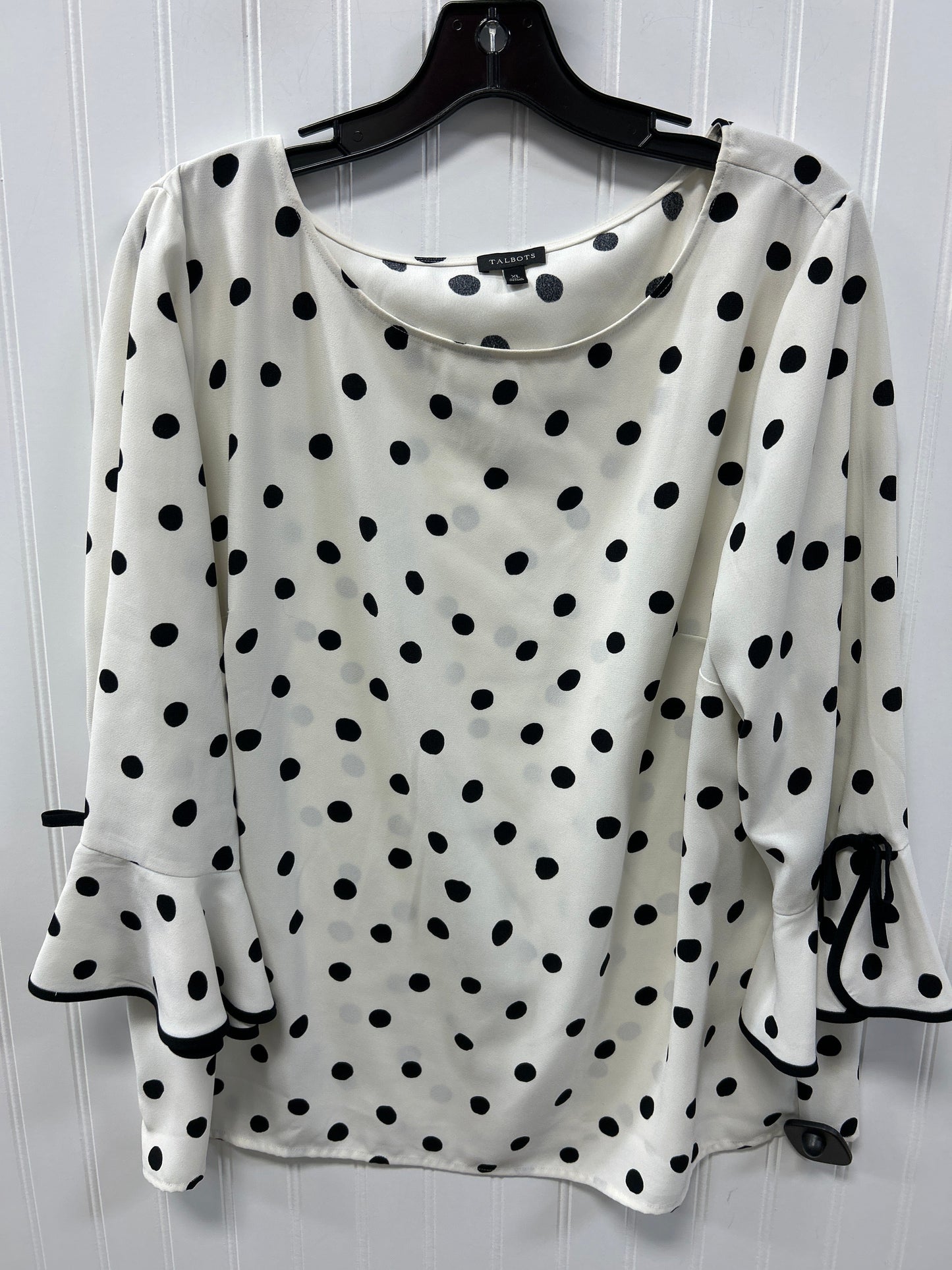 Top Ls By Talbots In Polkadot Pattern, Size:Xl