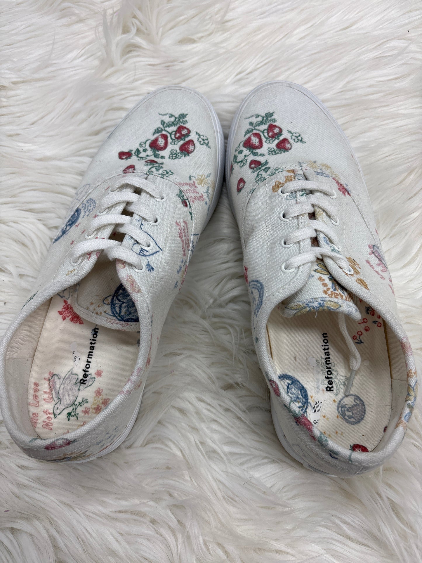 Shoes Sneakers By Reformation In White, Size:11