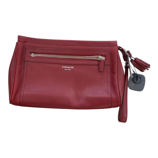 Handbag Designer By Coach In Red, Size:Medium