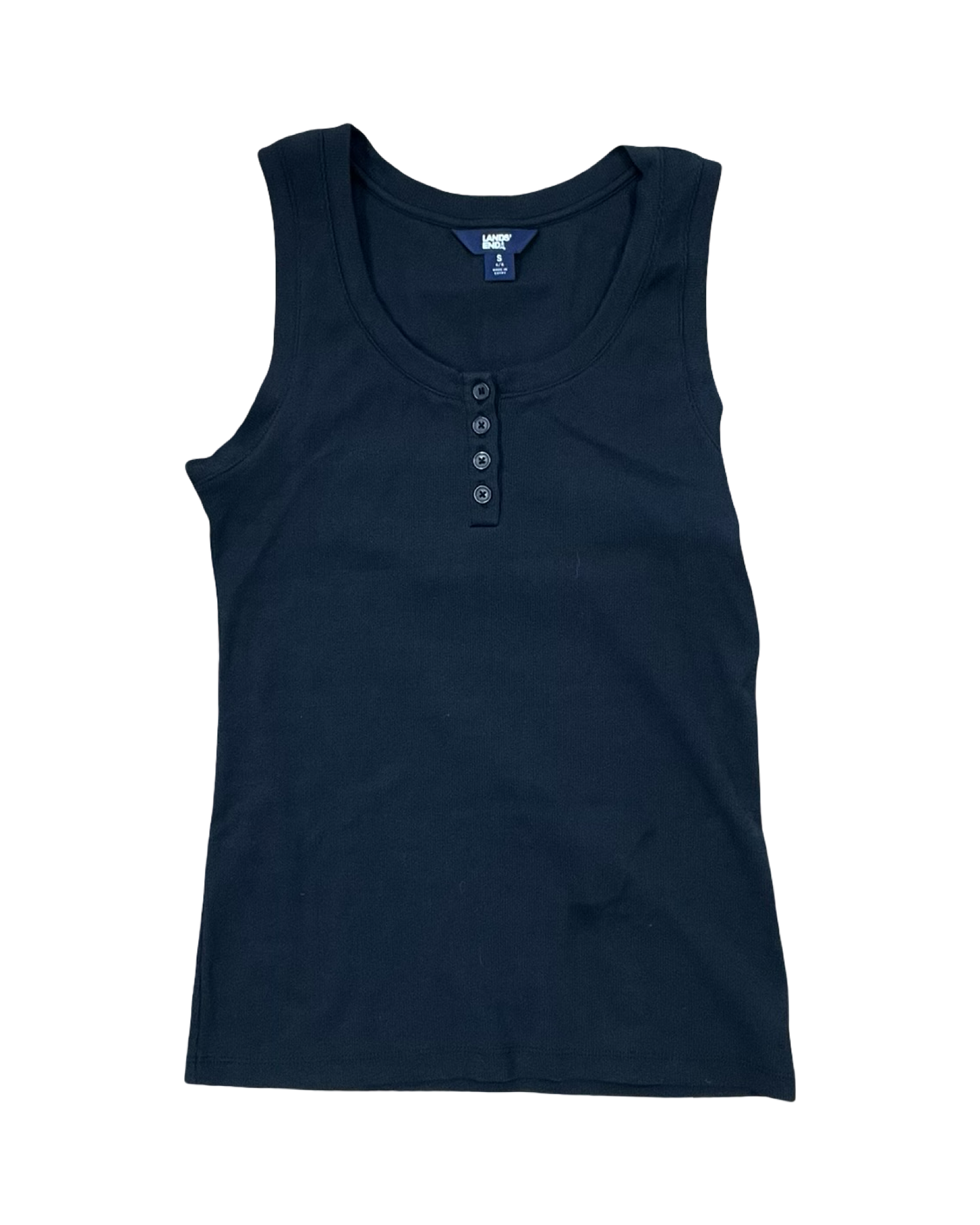 Top Sleeveless By Lands End In Black, Size:S