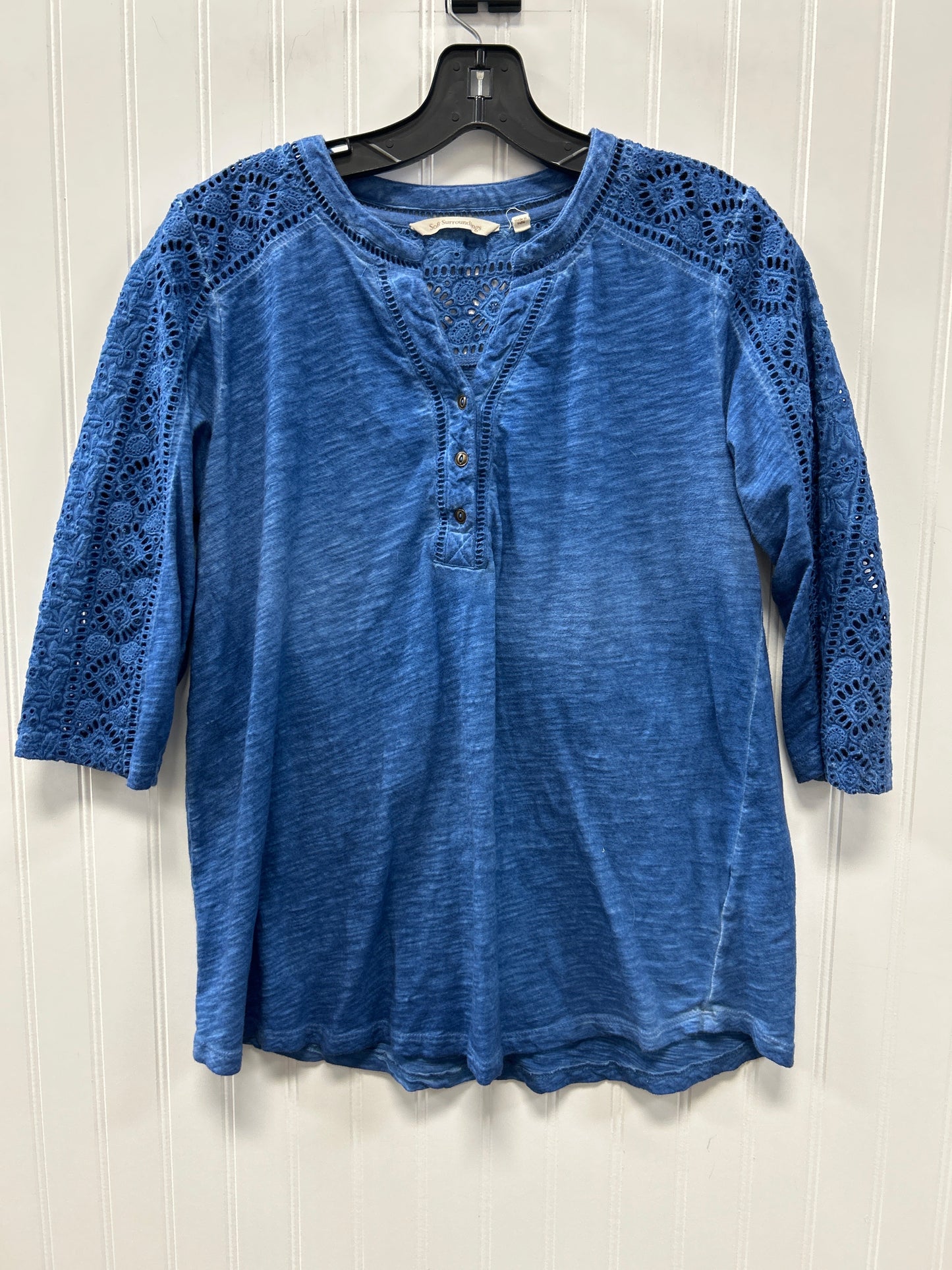 Top Ls By Soft Surroundings In Blue, Size:Mp