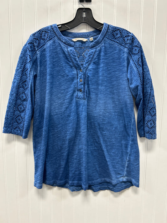 Top Ls By Soft Surroundings In Blue, Size:Mp