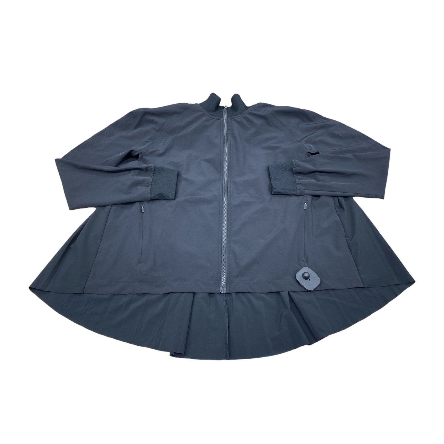 Athletic Jacket By Athleta In Black, Size:M