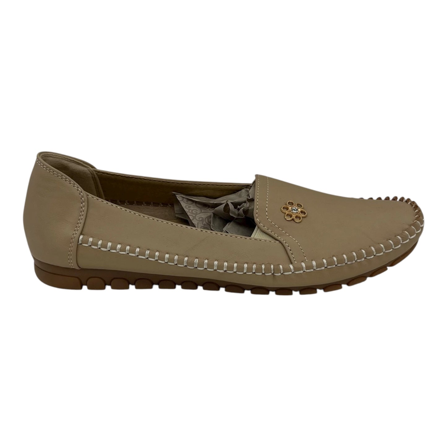 Shoes Flats By Cmf In Tan, Size:9.5