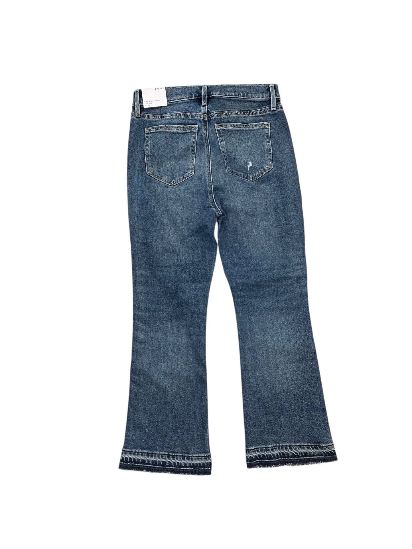 Jeans Cropped By Loft In Blue Denim, Size:4