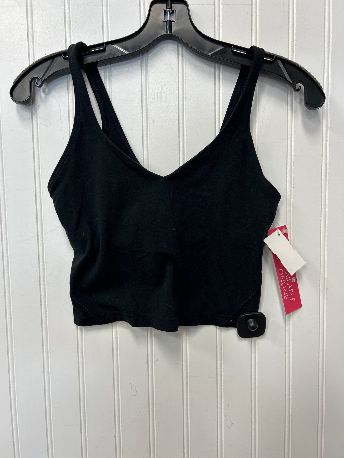 Athletic Tank Top By Lululemon In Black, Size:4
