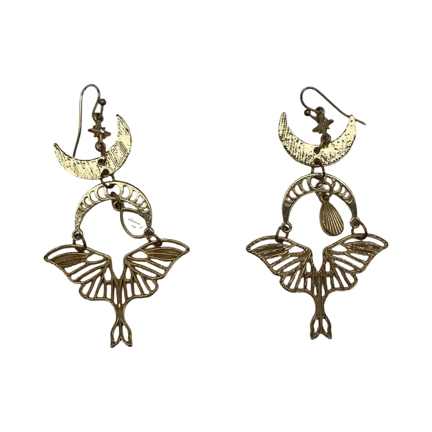 Earrings Dangle/Drop By Clothes Mentor In Gold