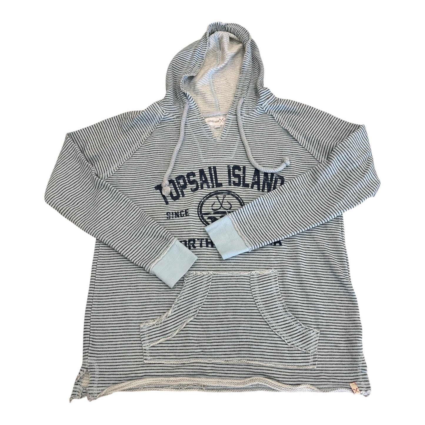 Sweatshirt Hoodie By Clothes Mentor In Blue, Size:M