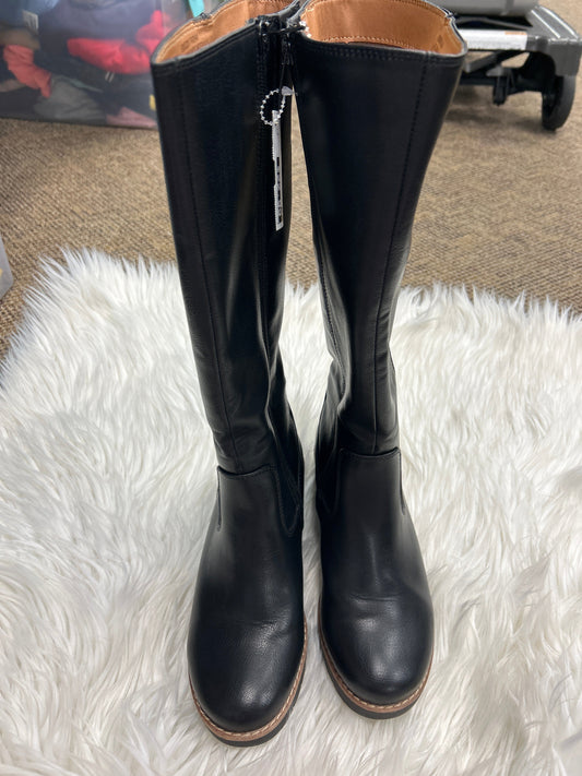 Boots Knee Flats By Naturalizer In Black, Size:7