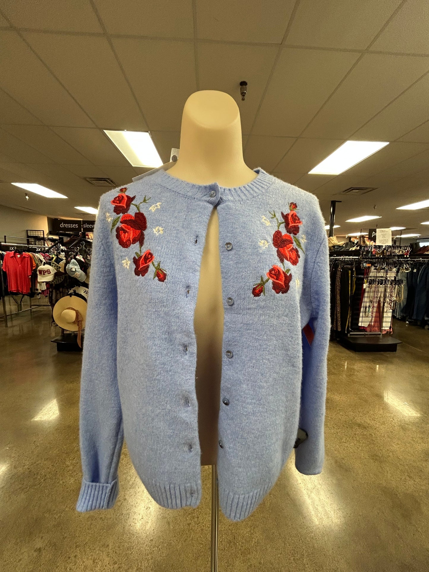 Cardigan By Kimichi Blue In Blue, Size:S