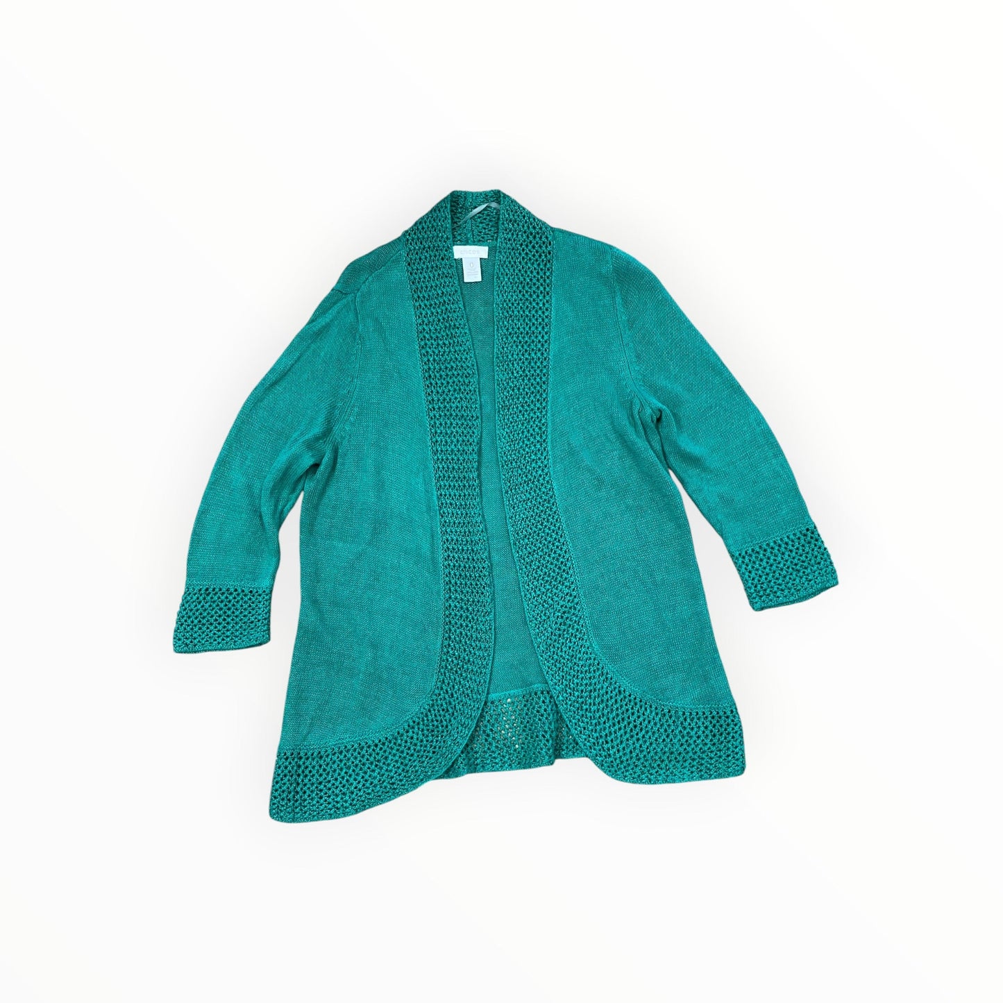 Cardigan By Chicos In Green, Size:S
