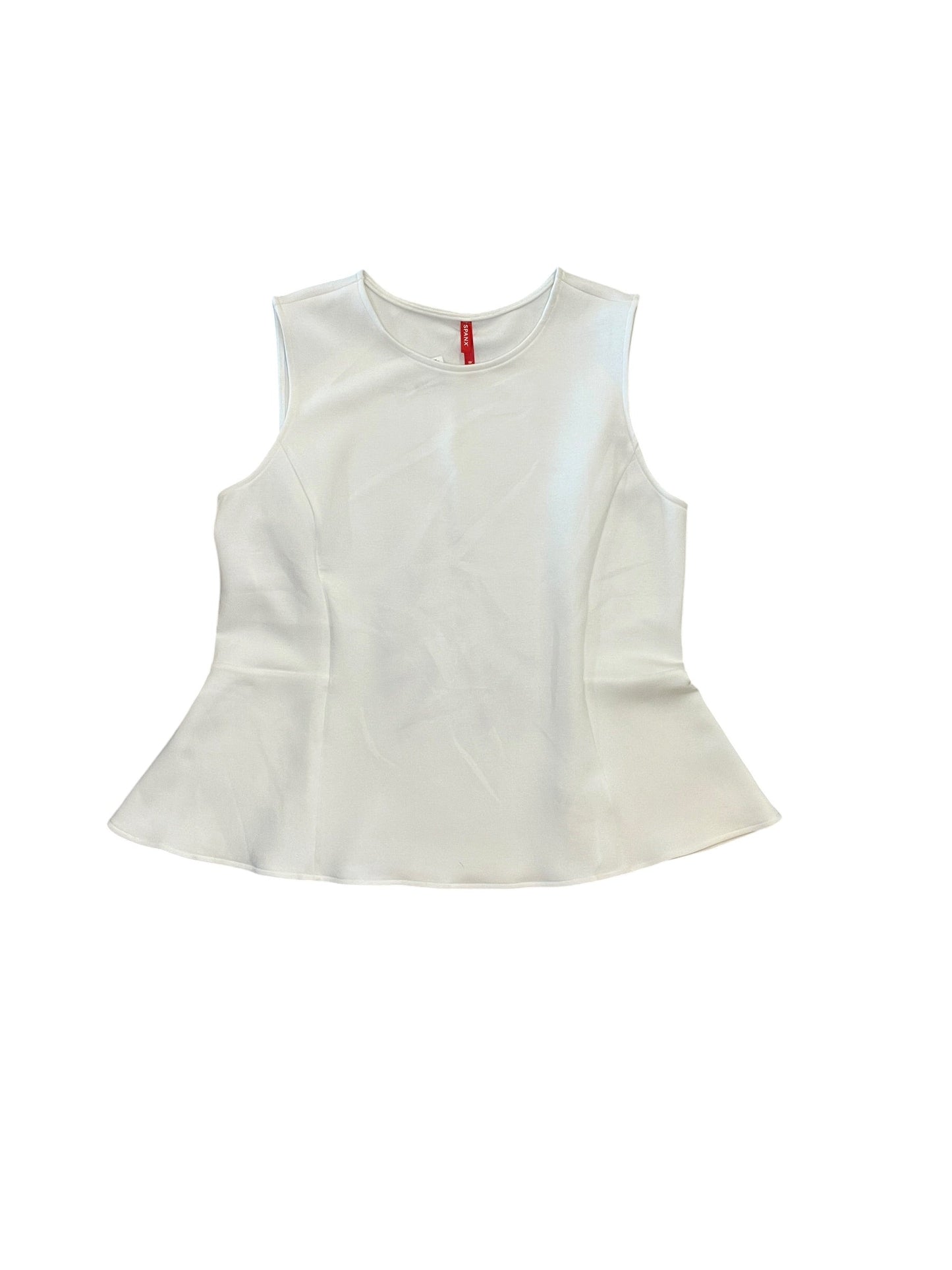 Top Sleeveless By Spanx In White, Size:1X