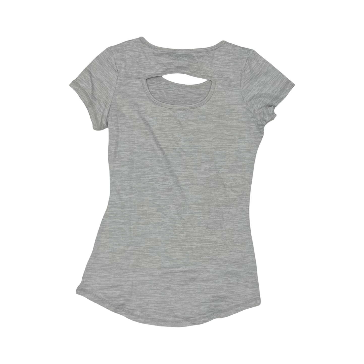 Athletic Top Ss By Gaiam In Grey, Size:Xs