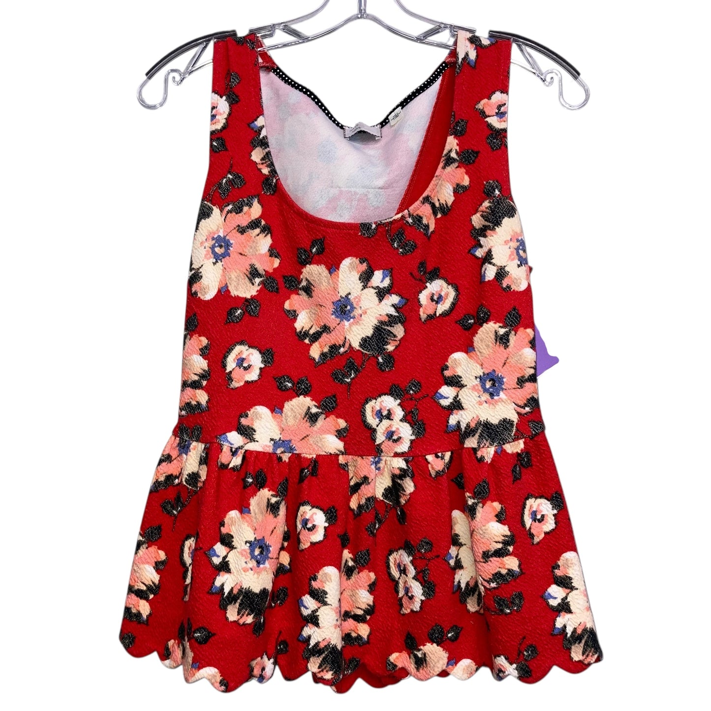 Top Sleeveless By Anthropologie In Floral Print, Size:M