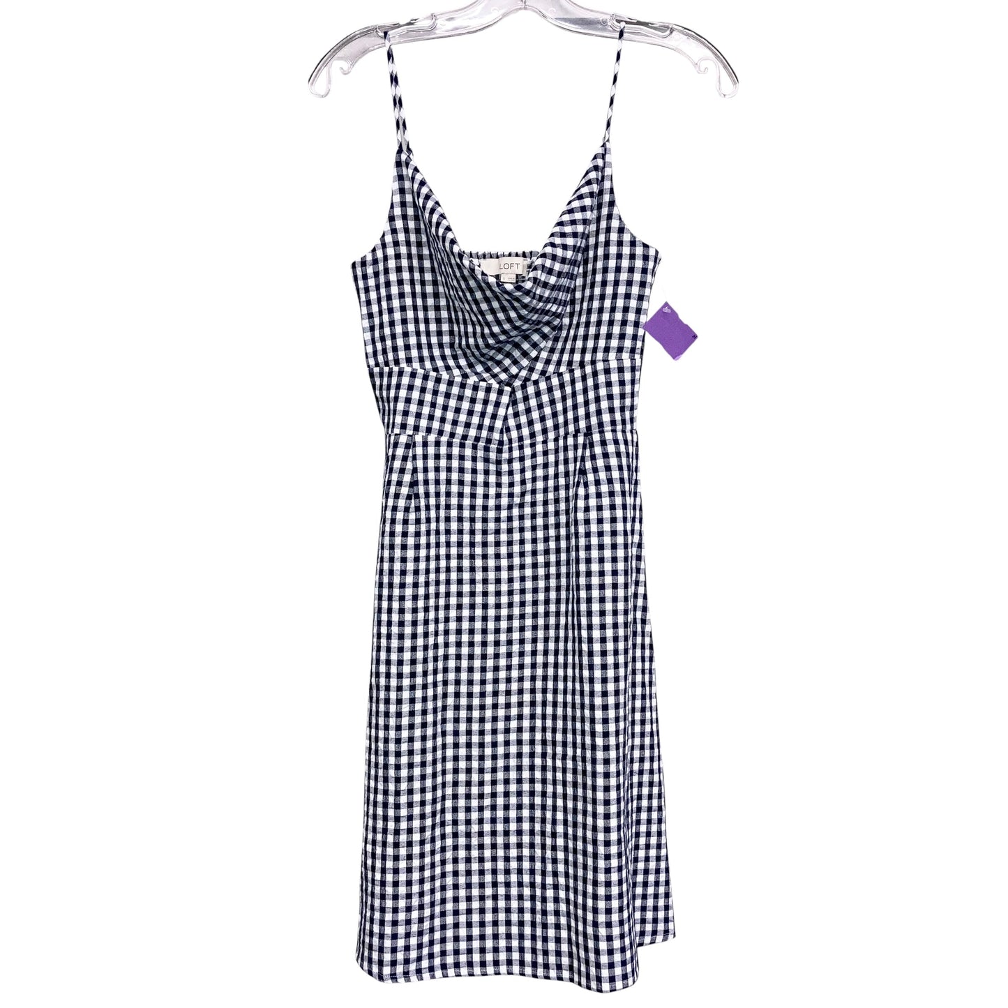 Dress Casual Short By Loft In Checkered Pattern, Size:Xs