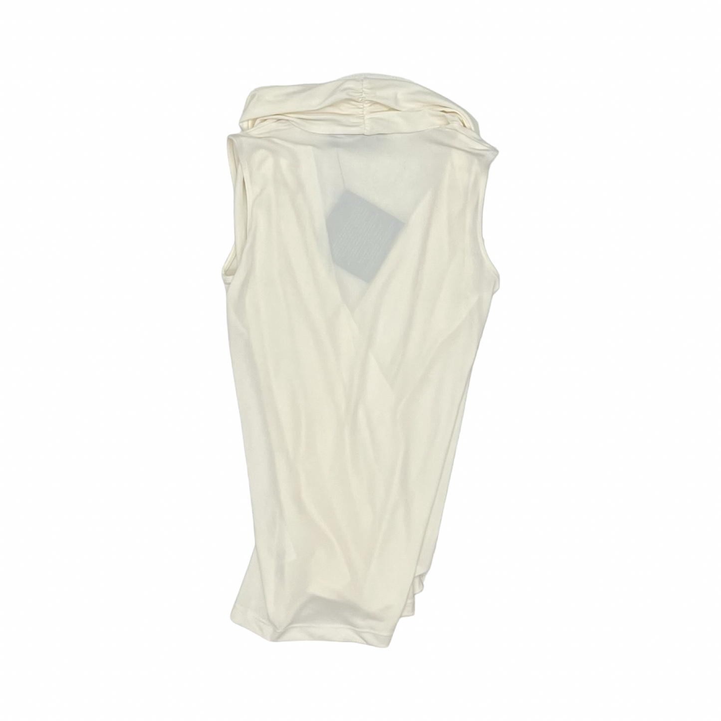 Blouse Sleeveless By Clothes Mentor In Cream, Size:Xs