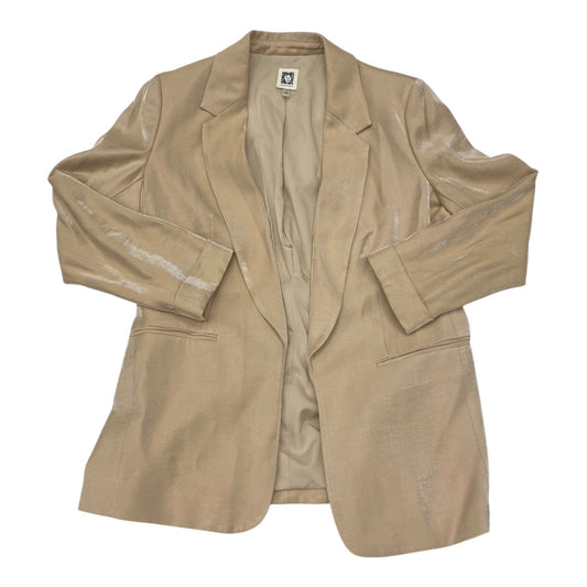 Blazer By Anne Klein In Tan, Size:Xs